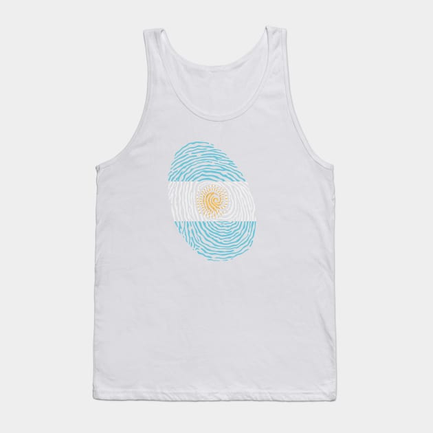 Argentina Fingerprint Tank Top by KindlyHarlot